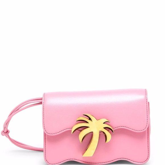 NWOT Palm Angels Palm Beach Crossbody Shoulder Bag Pink - Picture 1 of 11